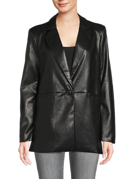 Faux Leather Jacket