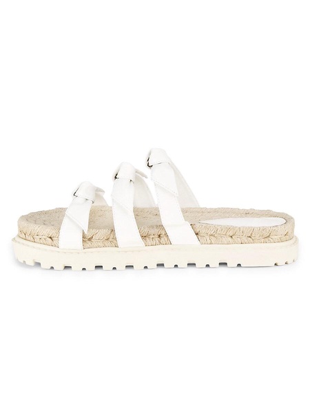 Lolita Tie Knot Platform Espadrille Sandals