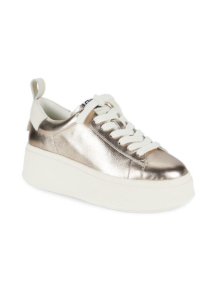 As-Move Leather Low Top Platform Sneakers
