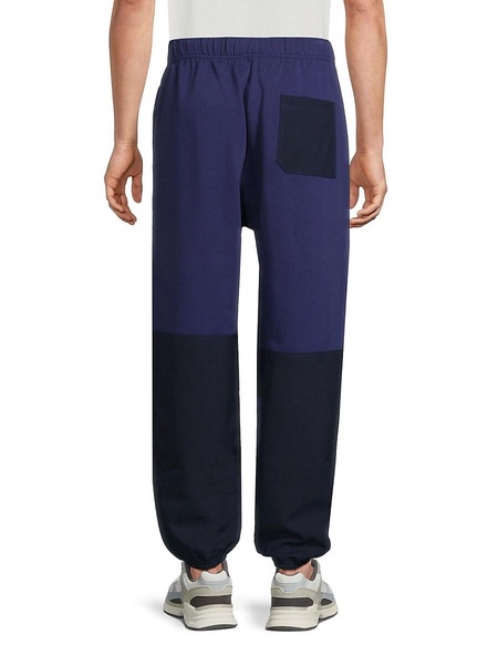 Contrast Cotton Sweatpants