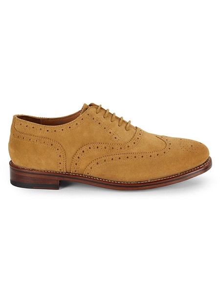 Hendrix Perforated Suede Oxford Shoes