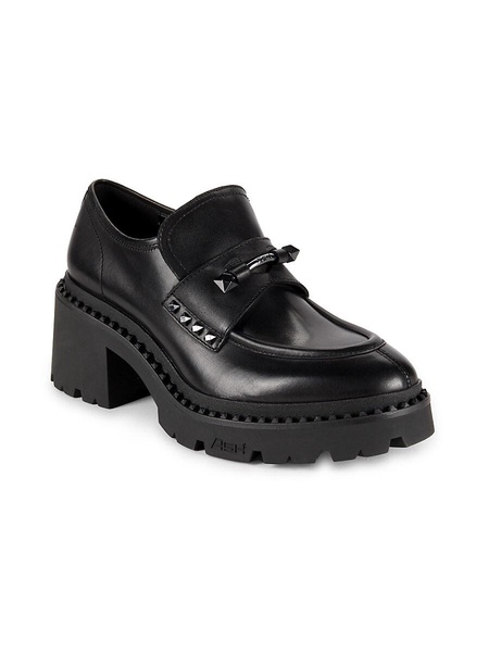 Nelson Studded Leather Loafers