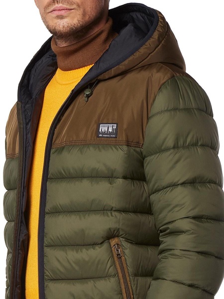 Malone Colorblock Hooded Puffer Jacket