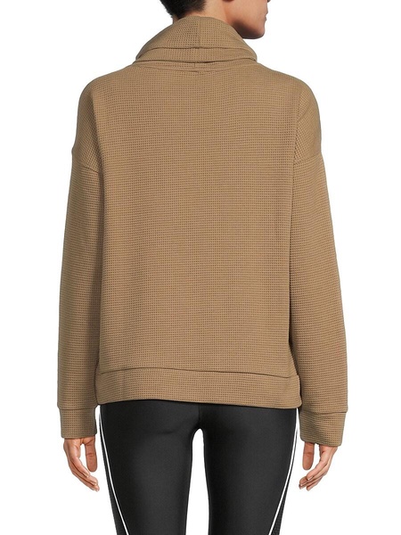 Waffle Knit Sweatshirt