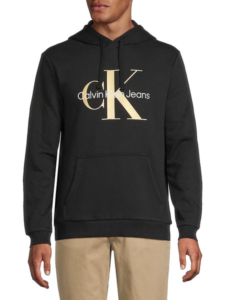Logo Heathered Hoodie