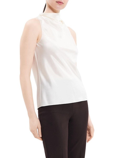 Sleeveless Cowlneck Top