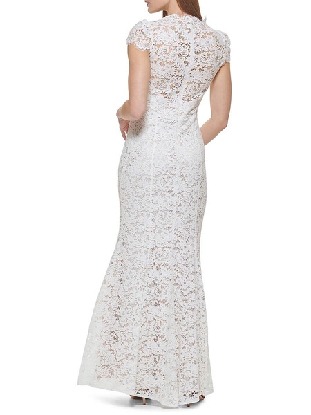 Lace Fit & Flare Gown