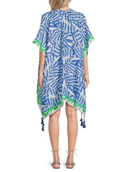 Summer Breeze Abstract Print Cover-Up Kimono