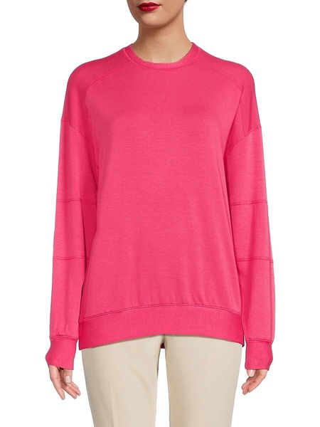 Solid Drop Shoulder Sweater