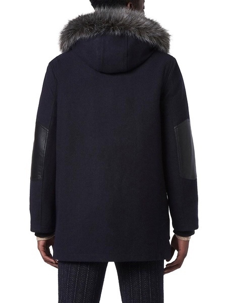 Dawson Faux Fur Wool Blend Parka