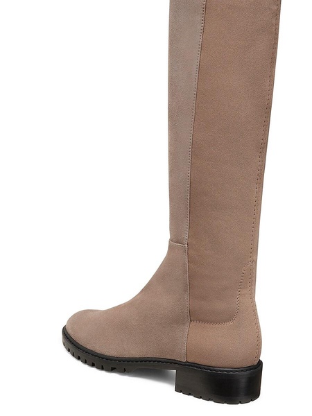 City II Two-Tone Suede Knee-High Boots