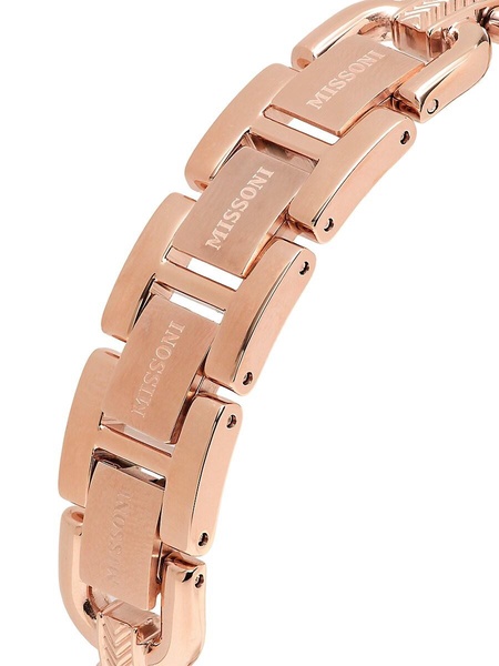 Gioiello Chain Rose Goldtone Stainless Steel Bracelet Watch/22.8MM