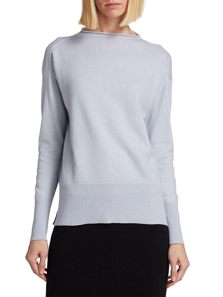 COLLECTION Rolled Crewneck Sweater