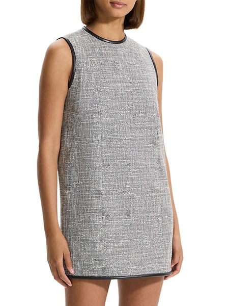 Textured Sleeveless Minidress