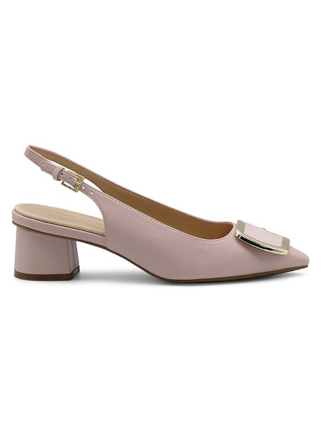Gert 51MM Faux Leather Slingback Pumps