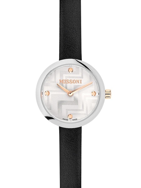 Petite 25MM Stainless Steel & Leather Strap Watch