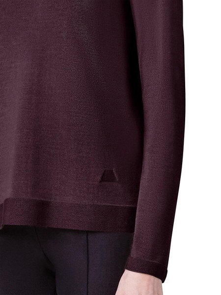 Fine Gauge Cashmere-Silk Sweater