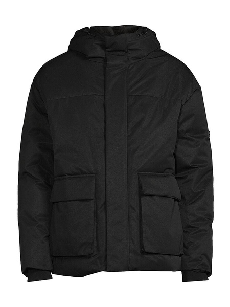 Faux Fur Lined Hooded Down Jacket