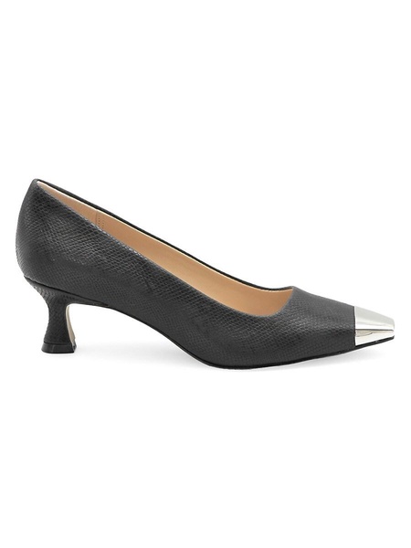 Gavril Snakeskin Embossed Pumps