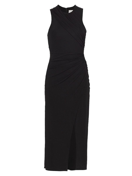 Wesson Ruched Jersey Midi-Dress