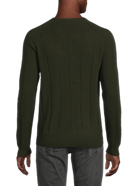 Textured Striped Cashmere Sweater