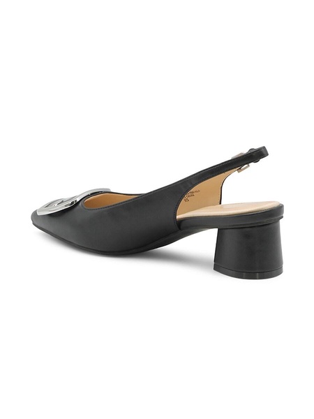 Gert 51MM Faux Leather Slingback Pumps