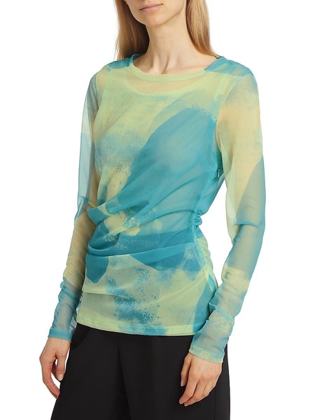 Amber Mesh Jersey Top
