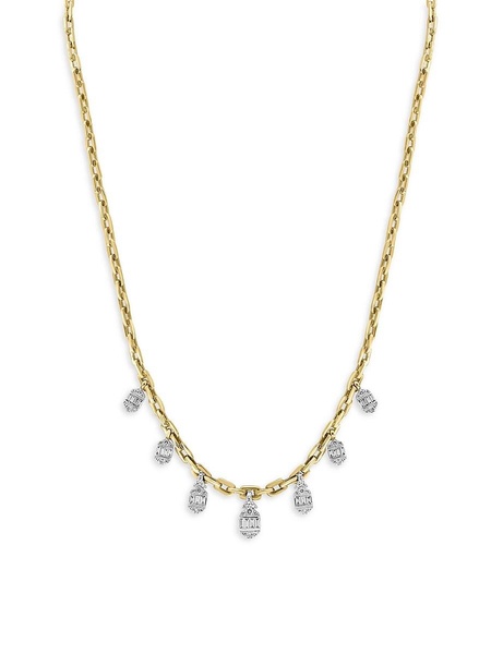 14K Yellow Gold & 0.82 TCW Diamond Necklace