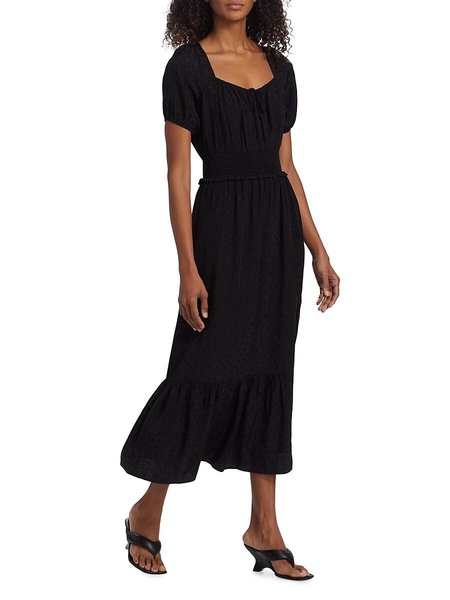 Avonne Side Slit Midi Dress