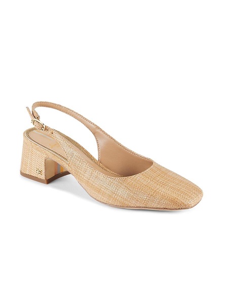 Terra 51MM Textured Slingback Pumps