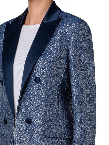 Lucia Sequined Virgin Wool Blend Jacket