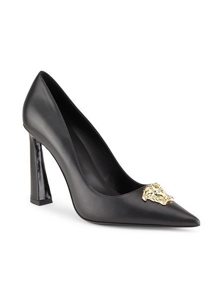 100MM Medusa Leather Pumps