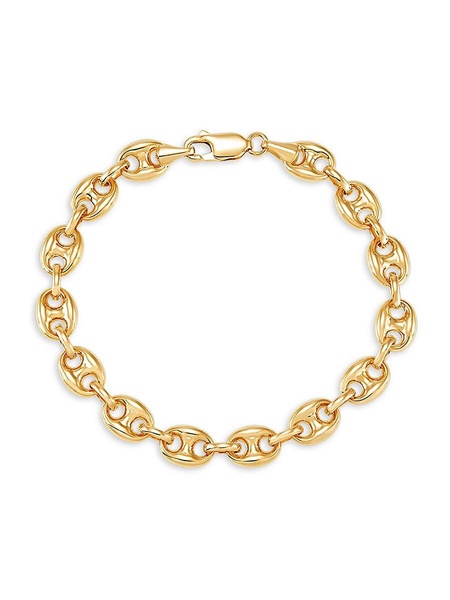 14K Yellow Gold Mariner Link Bracelet