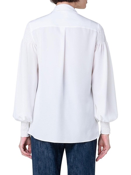 Tieneck Silk Blouse