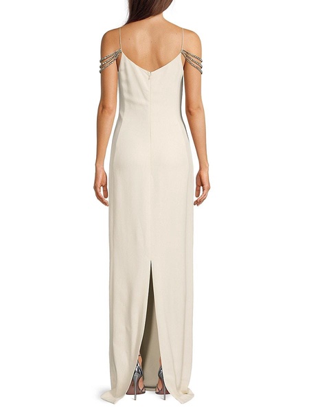 Ayla Embellished Coumn Gown