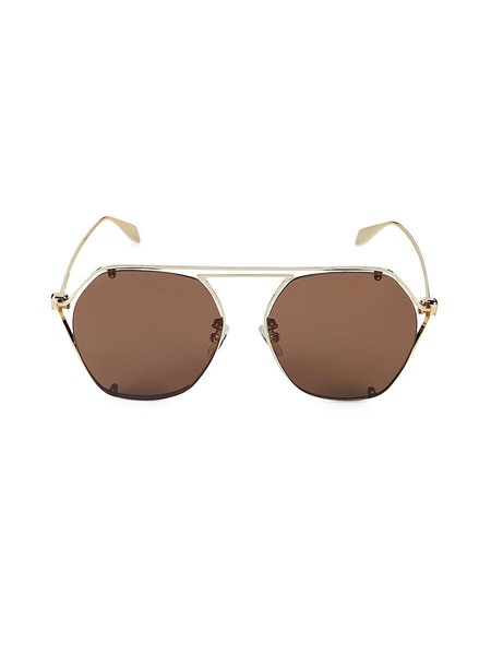 58MM Geometric Sunglasses