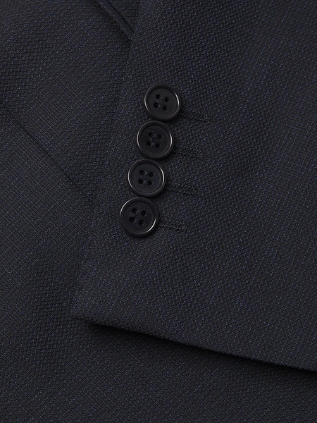 Textured Stretch Wool Suit
