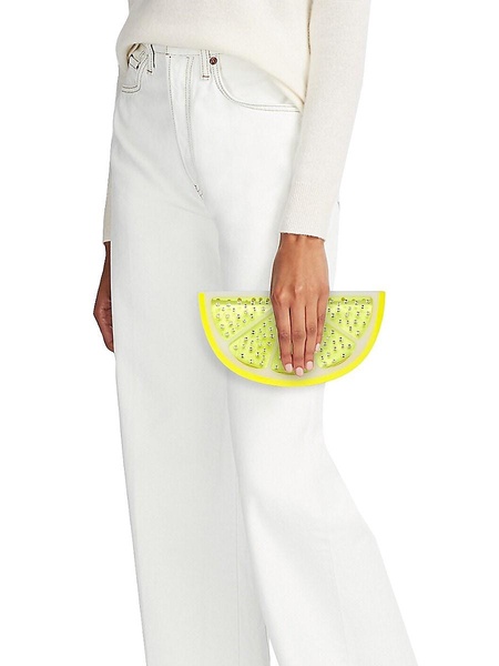 Gin Tonic Crystal-Embellished Clutch