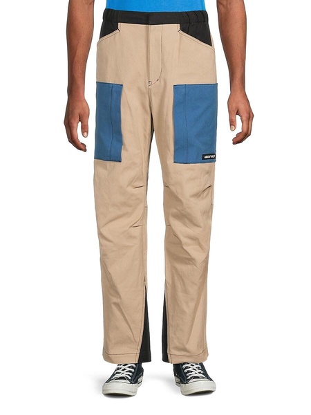 Colorblock Panelled Cargo Pants
