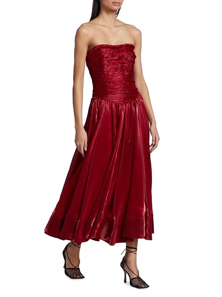 Regent Drop Waist Midi Dress