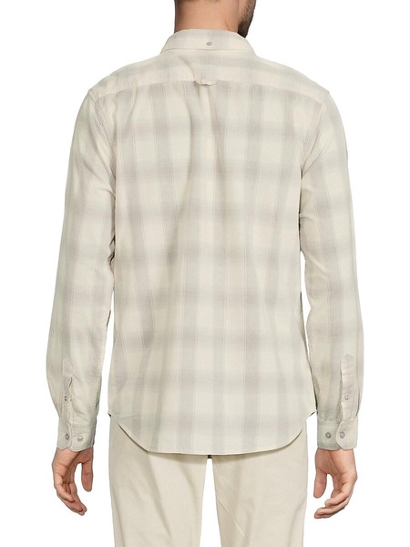 Plaid Button Down Collar Shirt