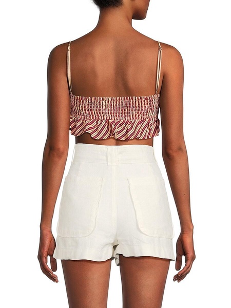 Mae Striped Crop Top