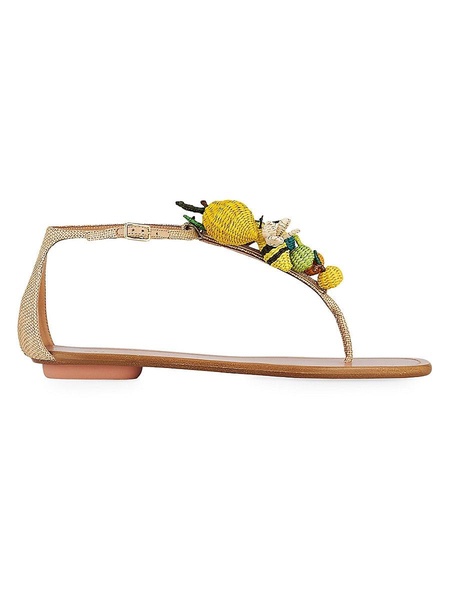 Citrus Punch T-Strap Sandals