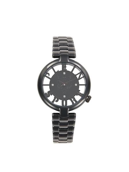 Tiger Luxe IP Black Stainless Steel Bracelet Watch/36MM