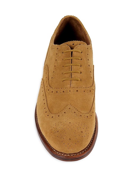 Hendrix Perforated Suede Oxford Shoes