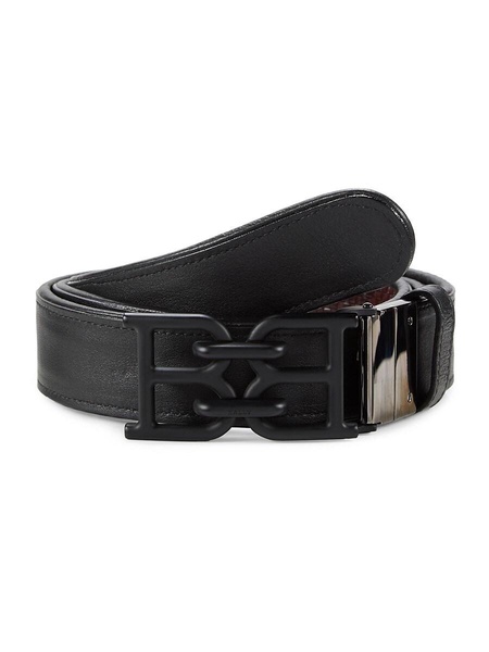 Intreccio Reversible Leather Belt