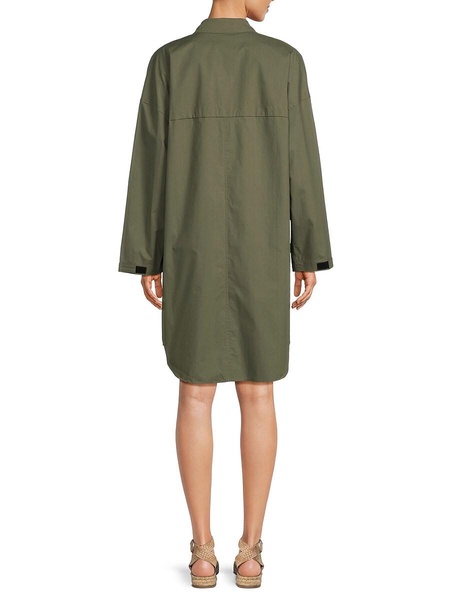 High Low Mini Shirtdress