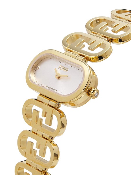 O'lock IP Goldtone Stainless Steel & 0.03 TCW Diamond Bracelet Watch/28.3MM x 14.8MM