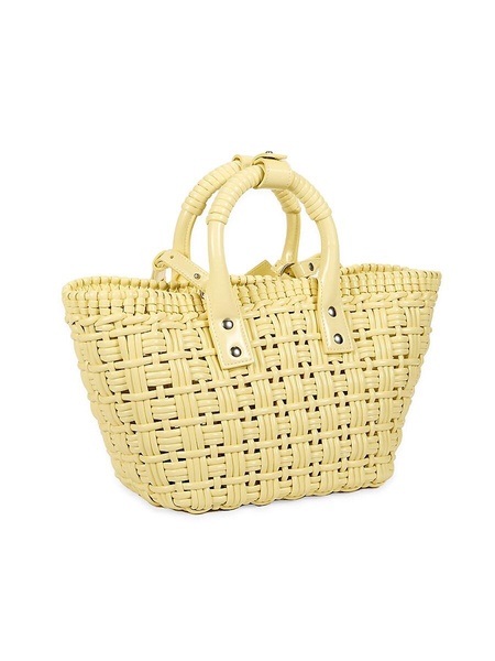 Woven Design Top Handle Bag