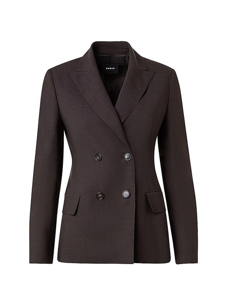 Double-Breasted Wool Blazer